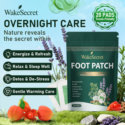 WakeSecret Natural Foot Patch 1 pack