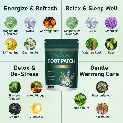 WakeSecret Natural Foot Patch