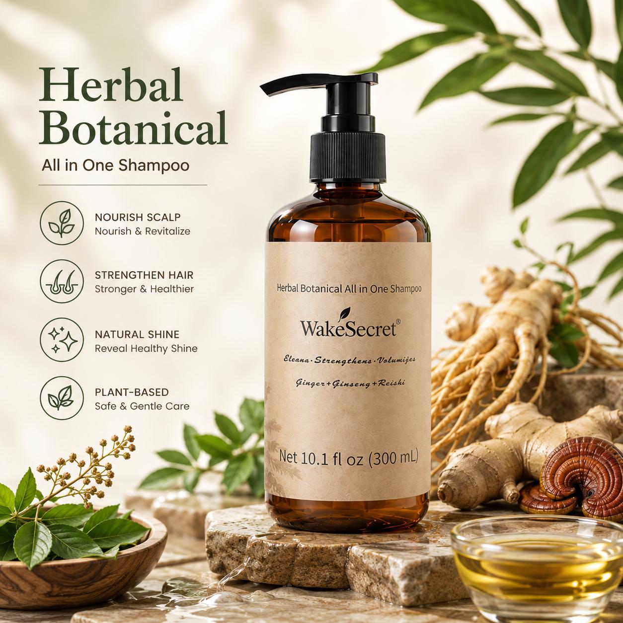 WakeSecret Herbal Shampoo