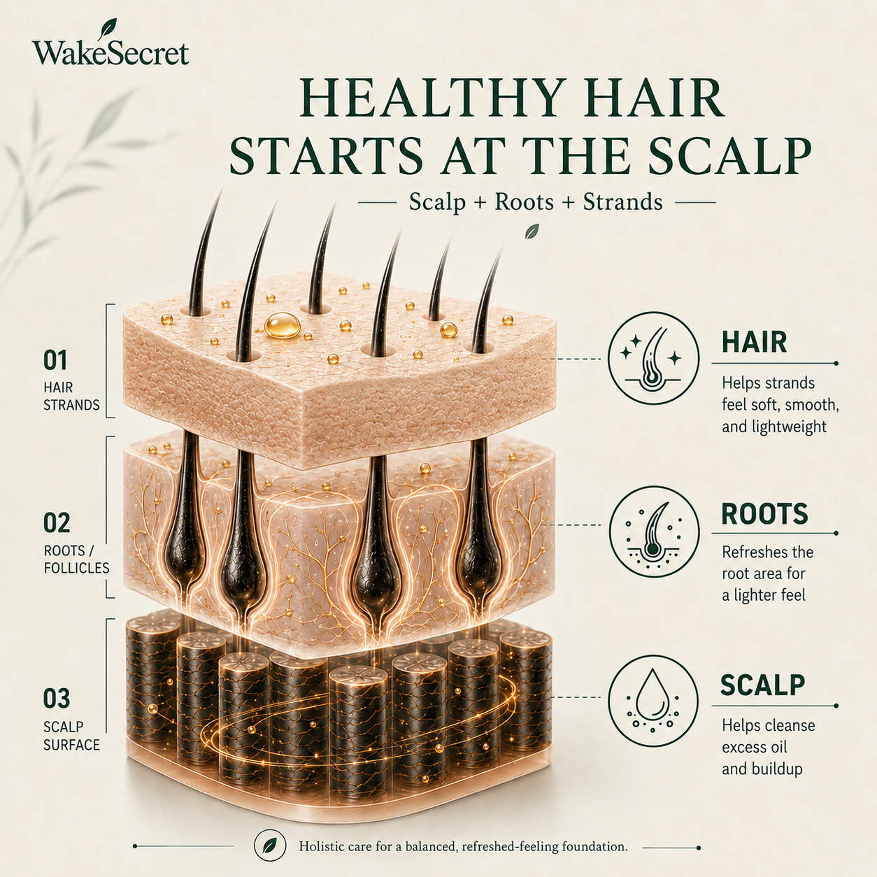 WakeSecret Herbal Shampoo