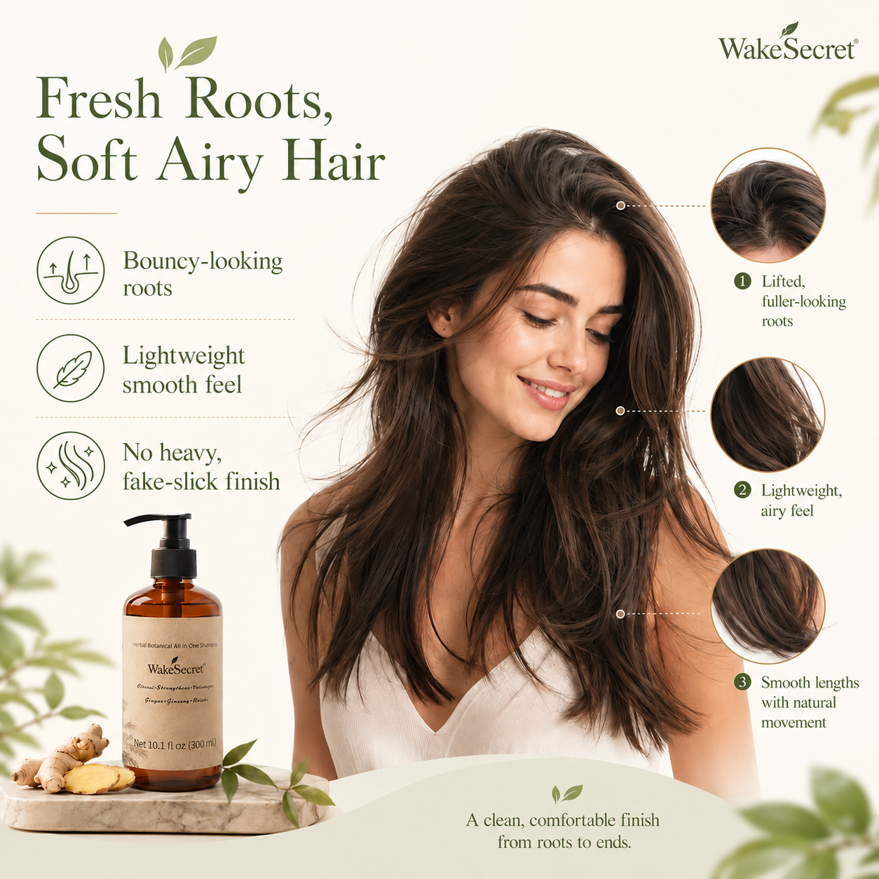 WakeSecret Herbal Shampoo